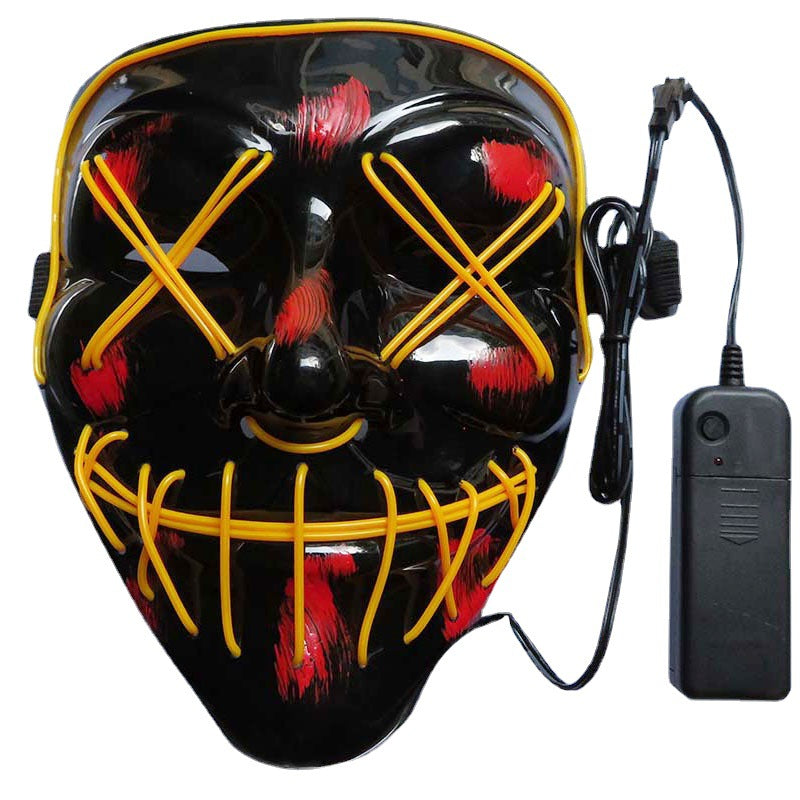 Halloween EL Light-Up Scary Mask for Parties