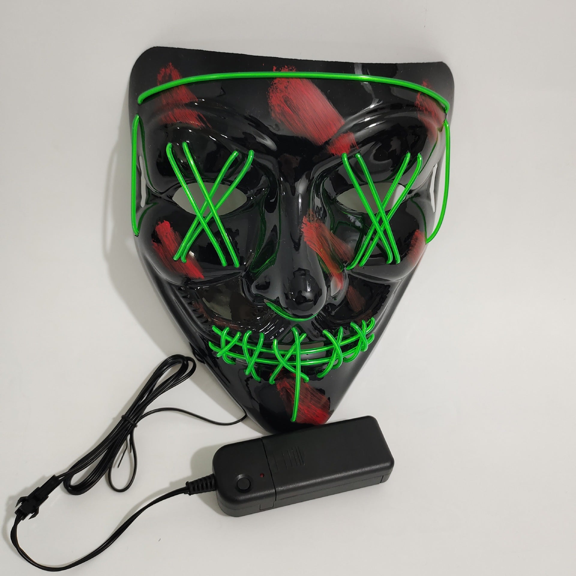 Halloween EL Light-Up Scary Mask for Parties