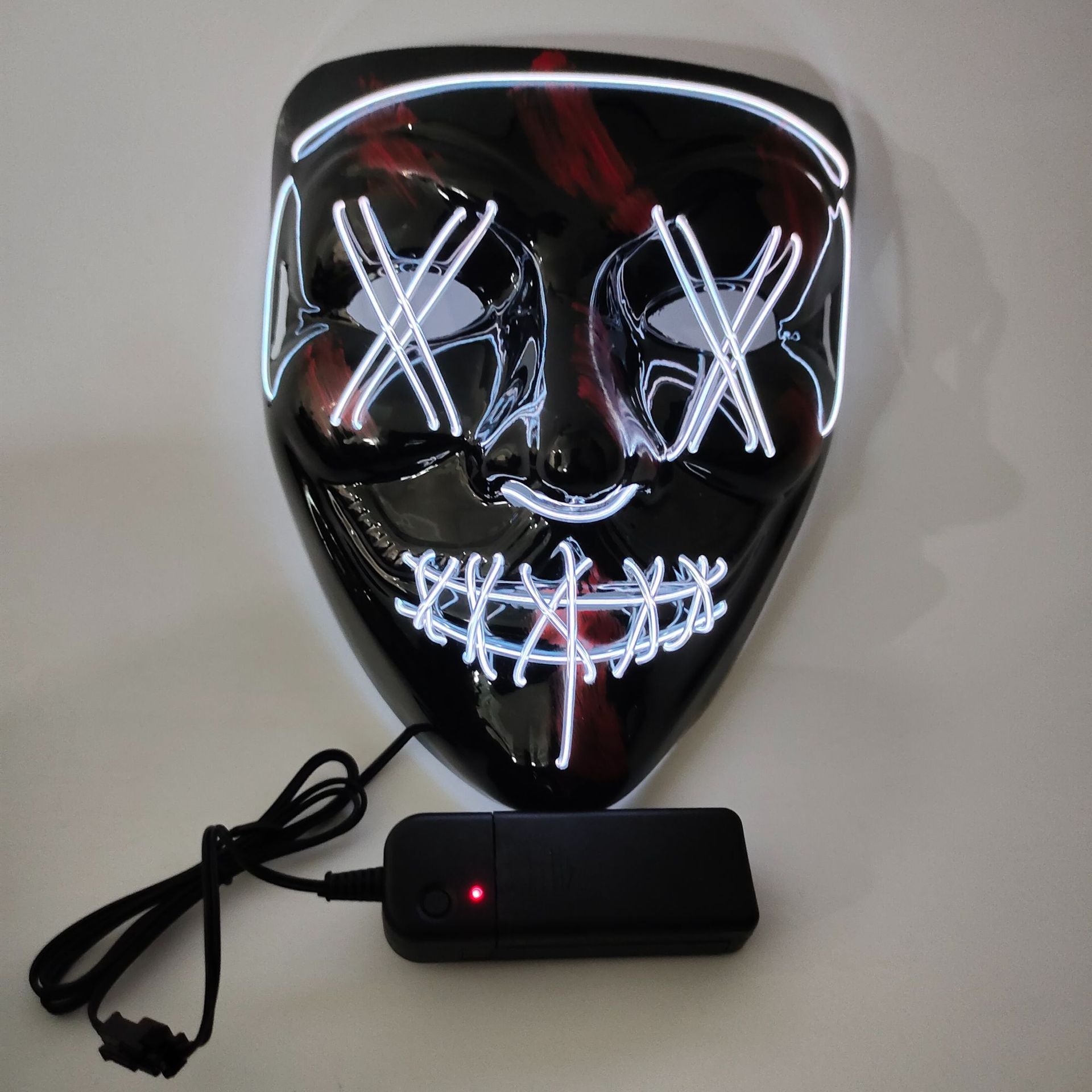 Halloween EL Light-Up Scary Mask for Parties