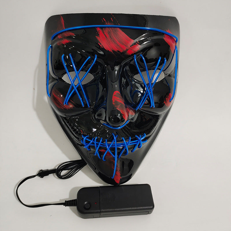Halloween EL Light-Up Scary Mask for Parties