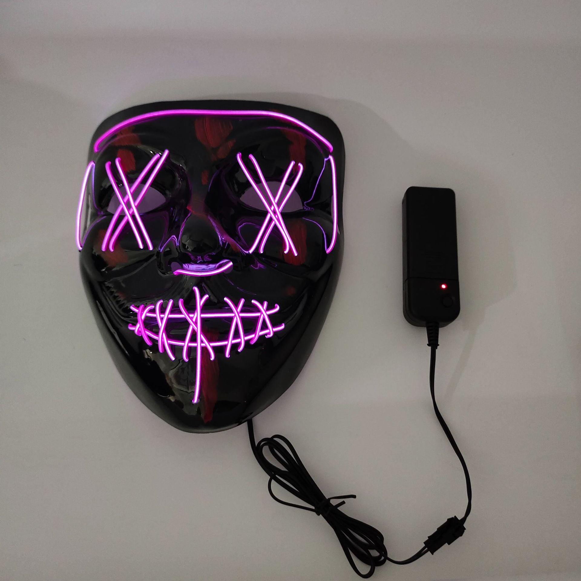 Halloween EL Light-Up Scary Mask for Parties