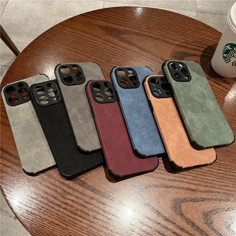 Luxury Premium Custom Cell Phone case TPU Leather Phone case Bulk Wholesale Phone Cases Packaging for iPhone 17 16 15 Pro Max