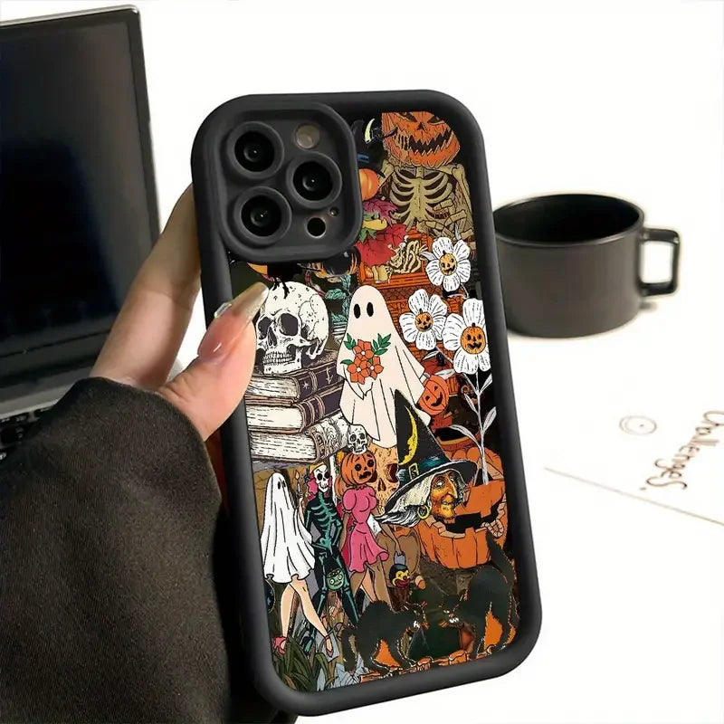 Customized Magnetic Bracket Phone Case-Transparent Anti-Drop Protective Cover for iPhone 17 16...Pro Max Plus, Phone Accessories