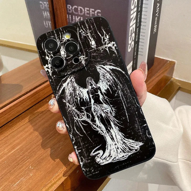 Transparent TPU Silicone Phone Case with Magnetic Bracket-Customized Anti-Drop for iPhone 17/16/XR... Pro Max, Phone Accessories