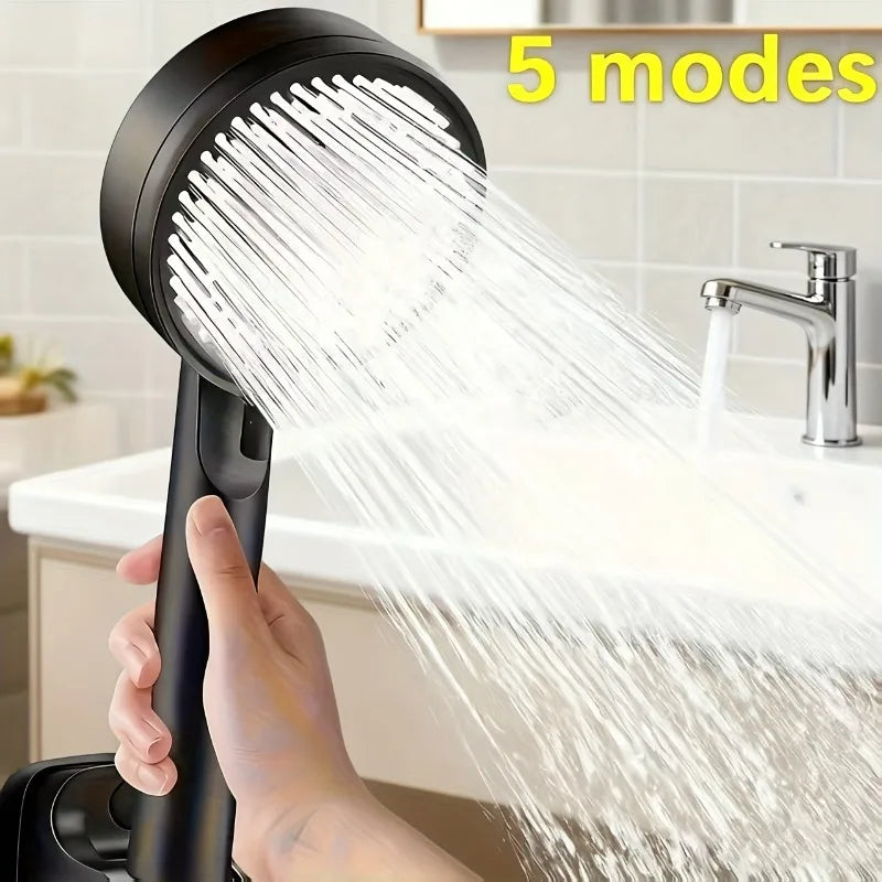 High Pressure Shower Head 3 Modes Adjustable Filter Shower Head Set New Bathroom Shower Head Accessories Sprayer