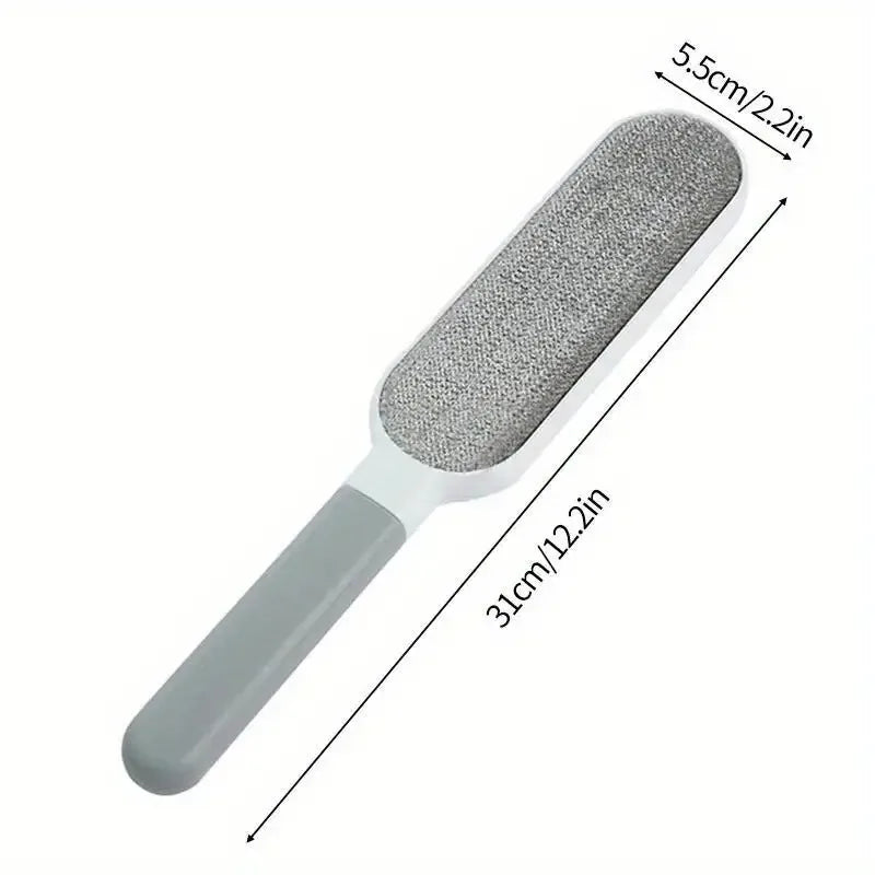 Pet Hair Reusable Lint Brush - Washable Double-Sided Static for Sofa Carpet Clothes