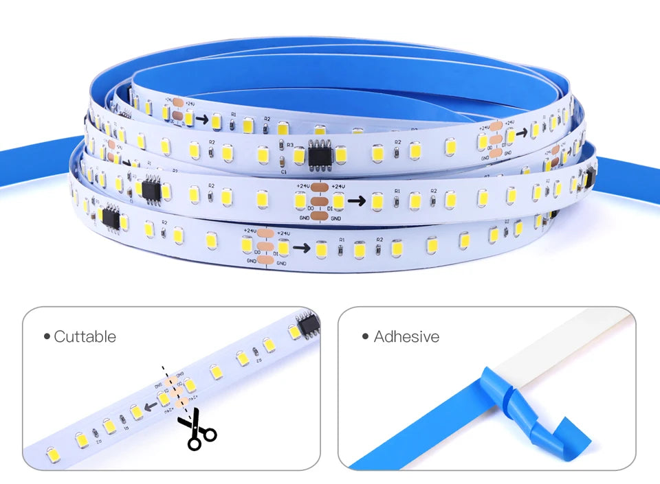 WS2811 LED Strip Ceiling Horse Race Chase Track Light 5/10M PIR Motion Sensor LED Tape Diode Ribbon For Room Night Corridor Lamp