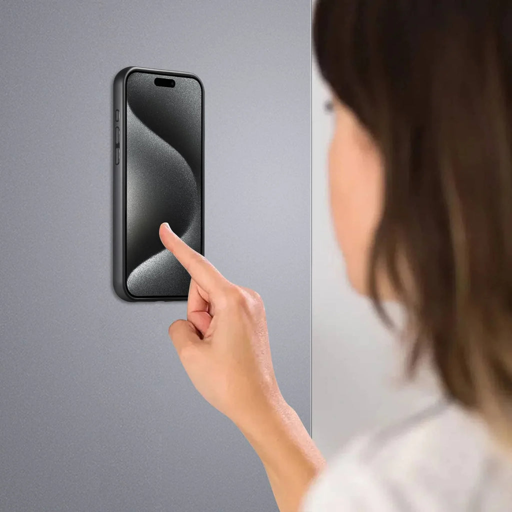 For iPhone 16 15 14 13 12 Pro Max Carbon Fiber Case, Compatible with Magnetic Built in Kickstand Shockproof Protective Cover