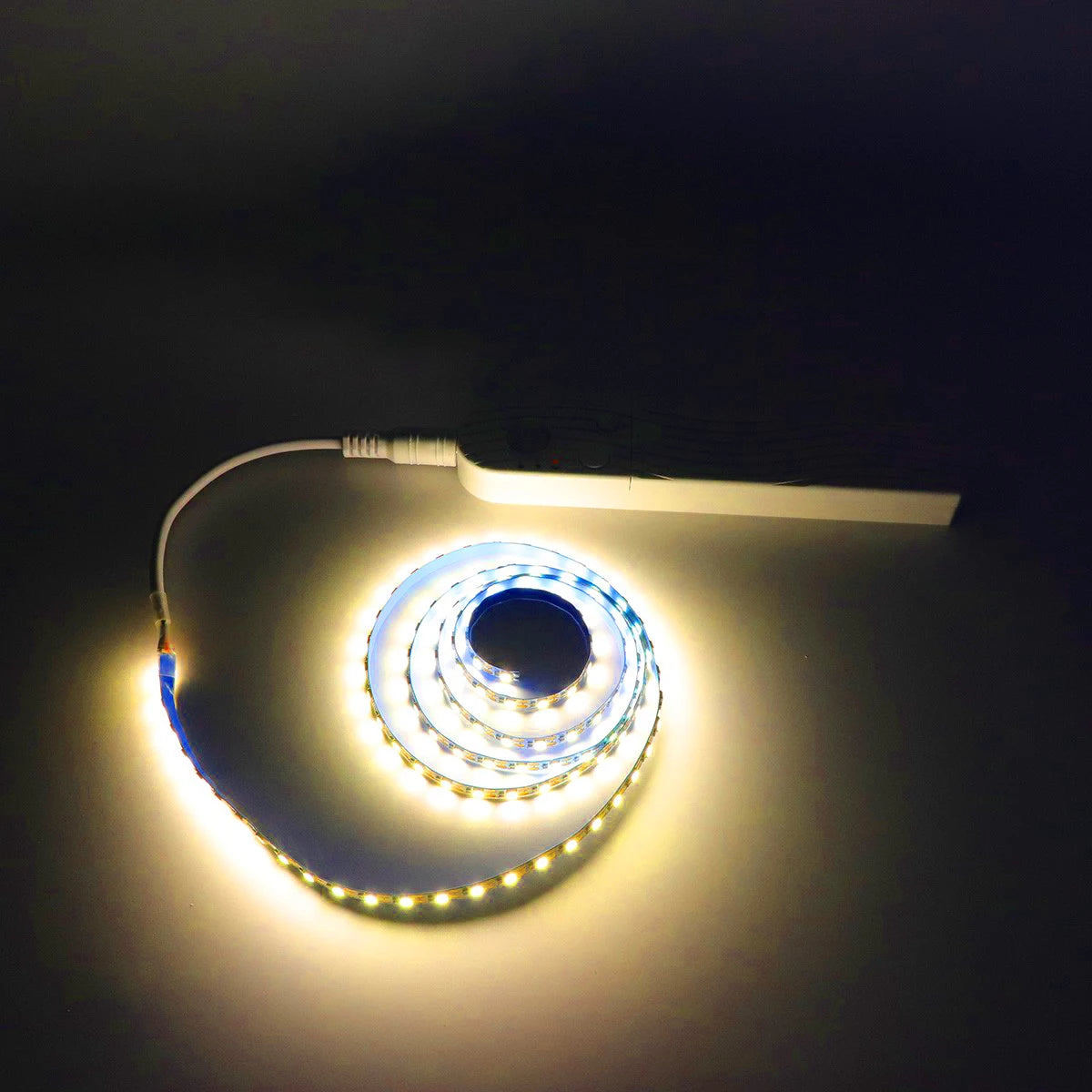 1M-5M LED Light Strip Motion Sensor LED Night Light Cabinet Lighting Battery Operated Tape Light for Counter Bed Stair Wardrobe