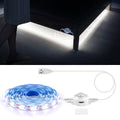 Wireless PIR Motion Sensor 5V USB LED Strip Light Flexible LED Tape Ribbon for Stair Closet Kitchen Backlight Night Light Decor