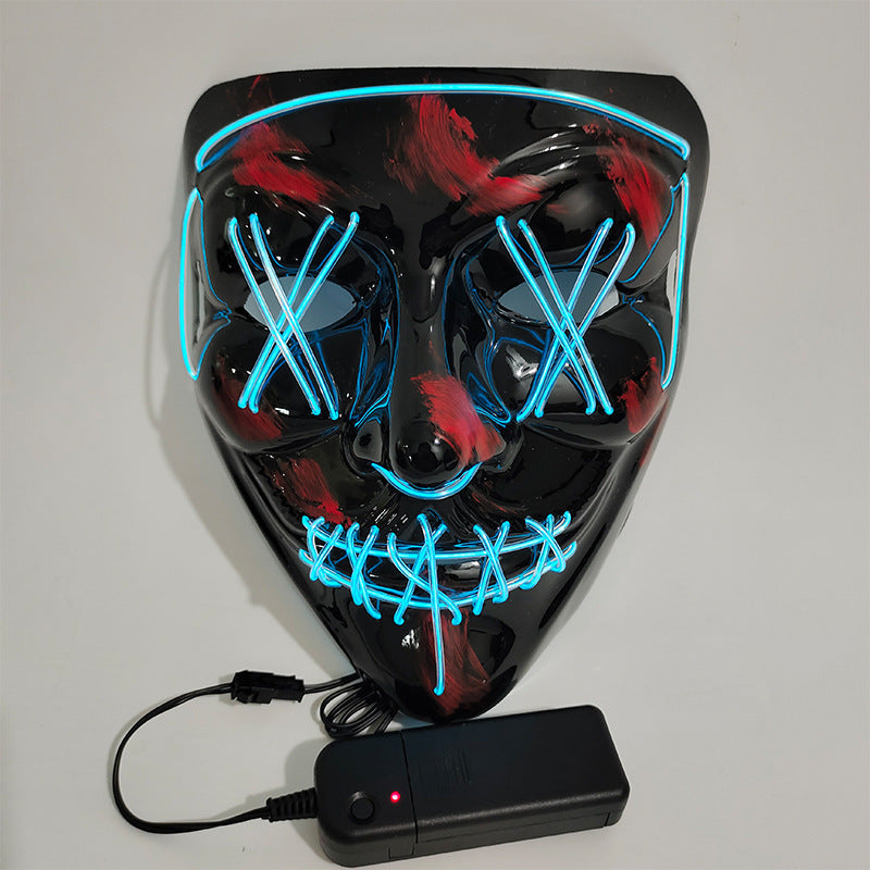 Halloween EL Light-Up Scary Mask for Parties