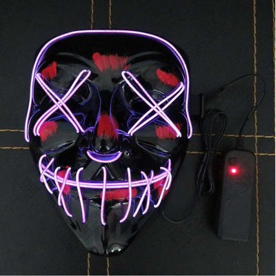 Halloween EL Light-Up Scary Mask for Parties