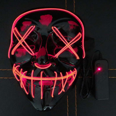 Halloween EL Light-Up Scary Mask for Parties